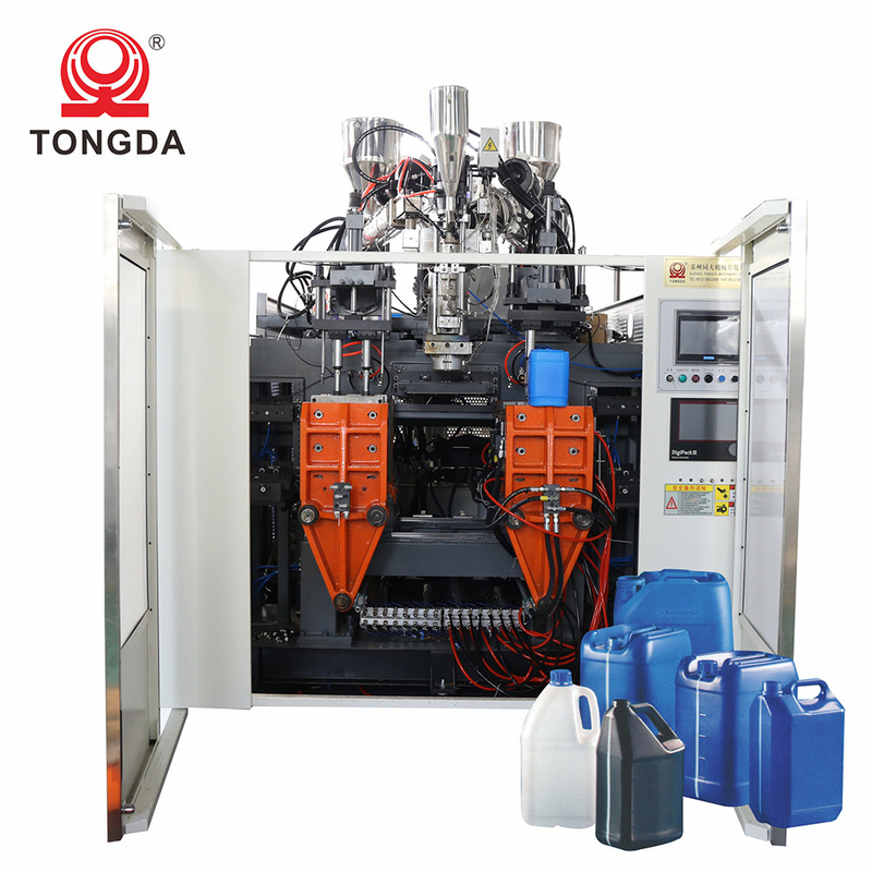 HDPE Plastic Shampoo Bottle Blow Molding Machine Horizontal High Speed